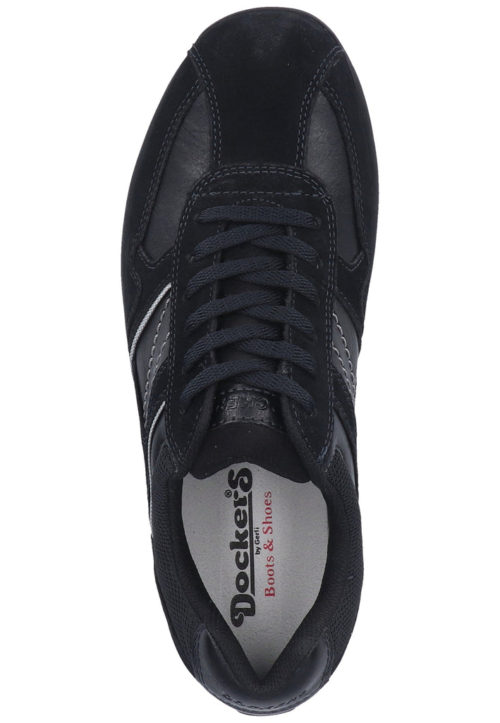 Dockers Sneaker Lederimitat/Textil Schwarz
