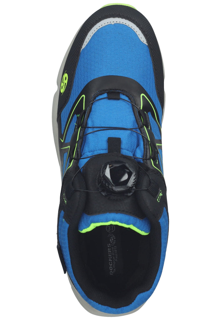 Dockers Sneaker Lederimitat/Textil Schwarz/Blau