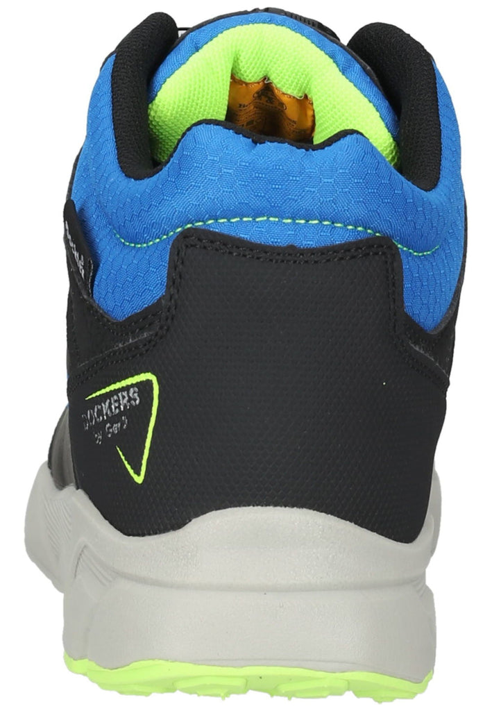 Dockers Sneaker Lederimitat/Textil Schwarz/Blau