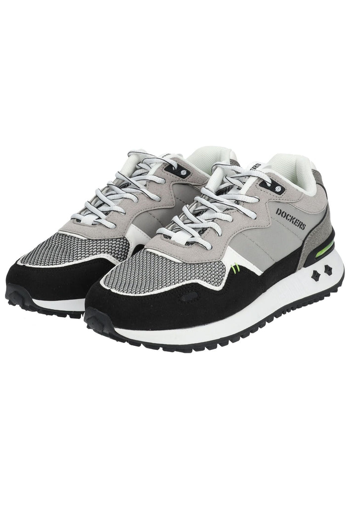 Dockers Sneaker Lederimitat/Textil Schwarz/Grau