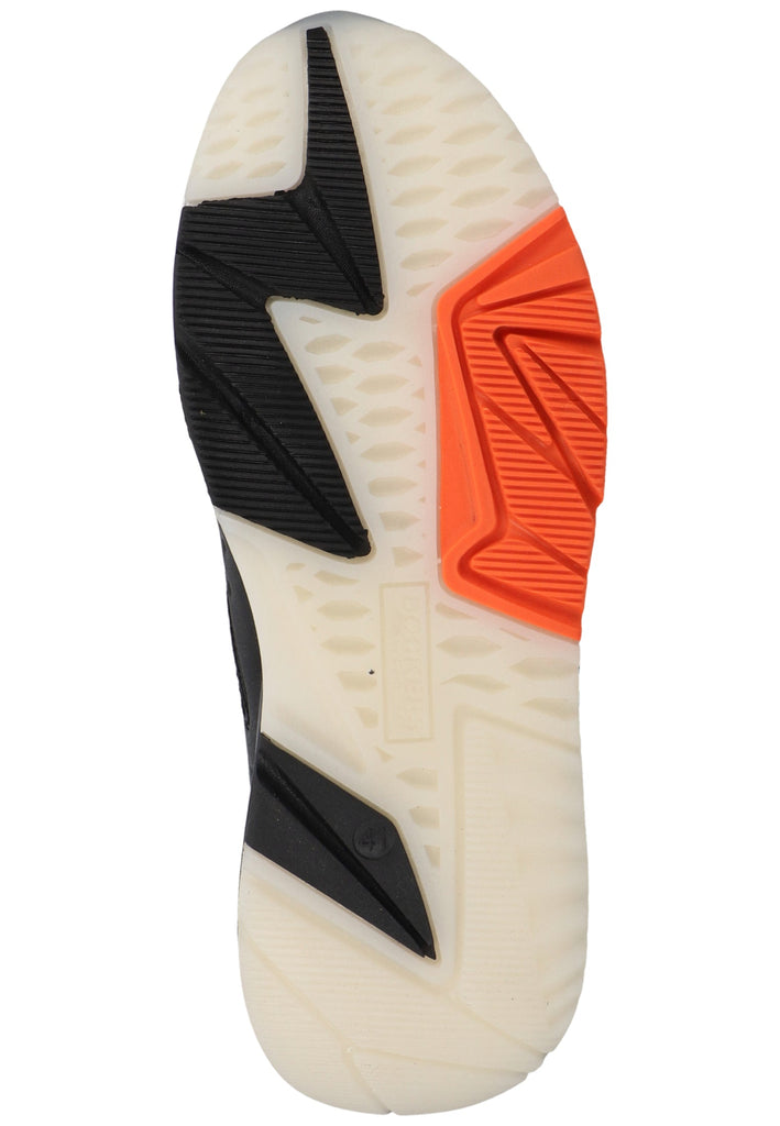 Dockers Sneaker Lederimitat/Textil Schwarz/Grau