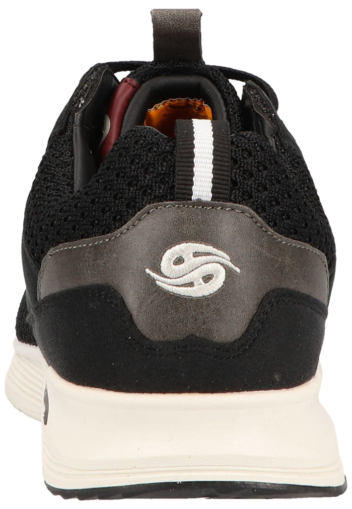 Dockers Sneaker Lederimitat/Textil Schwarz/Weiß