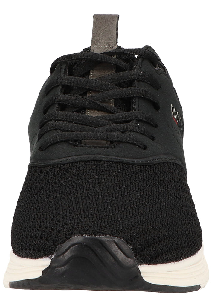 Dockers Sneaker Lederimitat/Textil Schwarz/Weiß