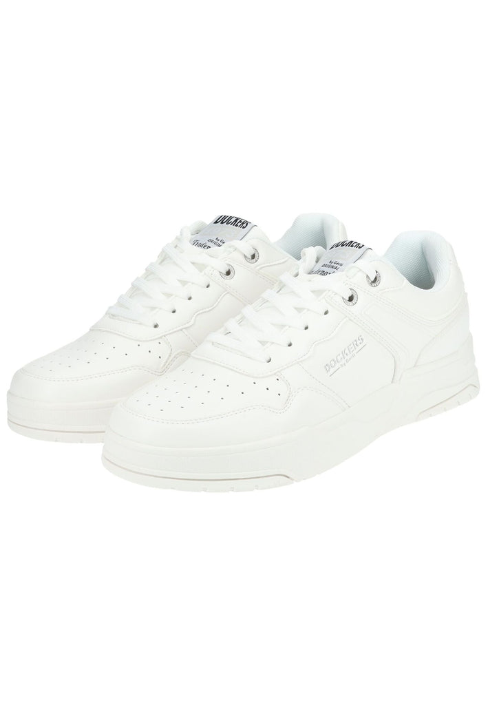 Dockers Sneaker Lederimitat Weiß