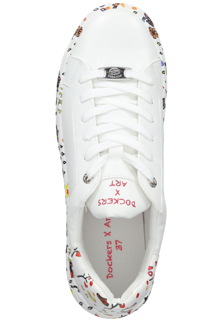 Dockers Sneaker Lederimitat Weiß