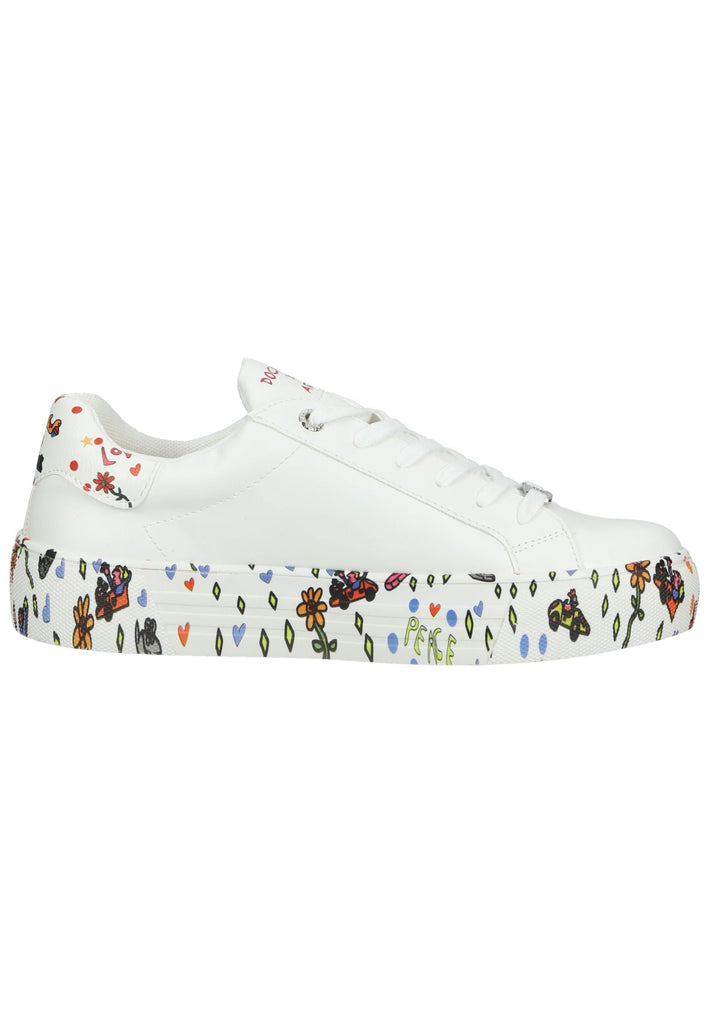 Dockers Sneaker Lederimitat Weiß