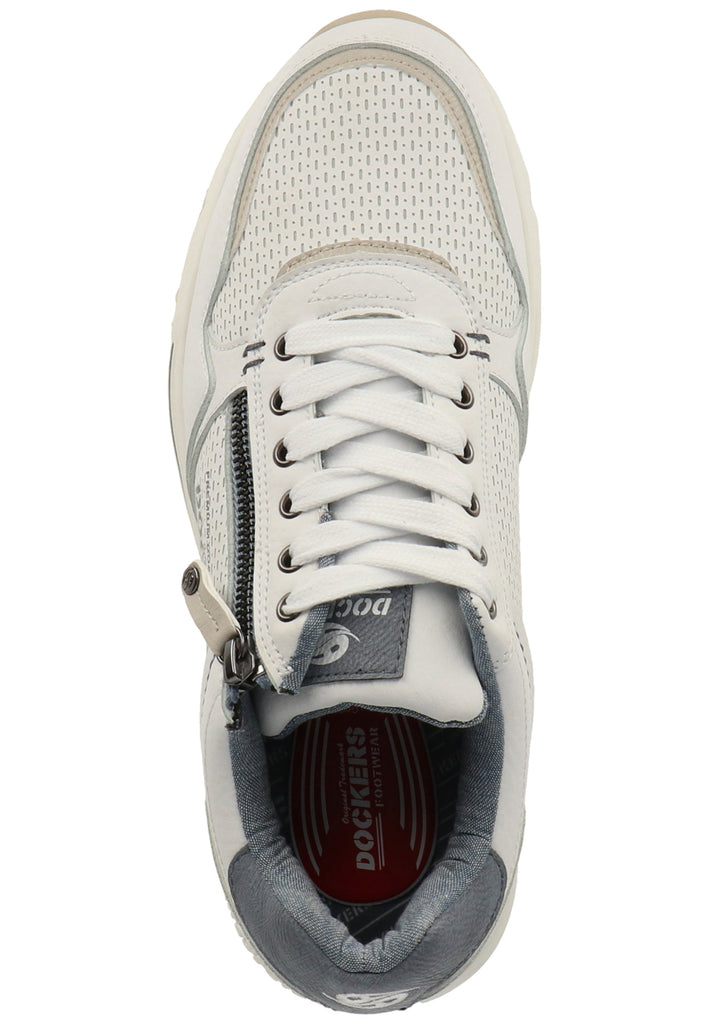 Dockers Sneaker Lederimitat Weiß