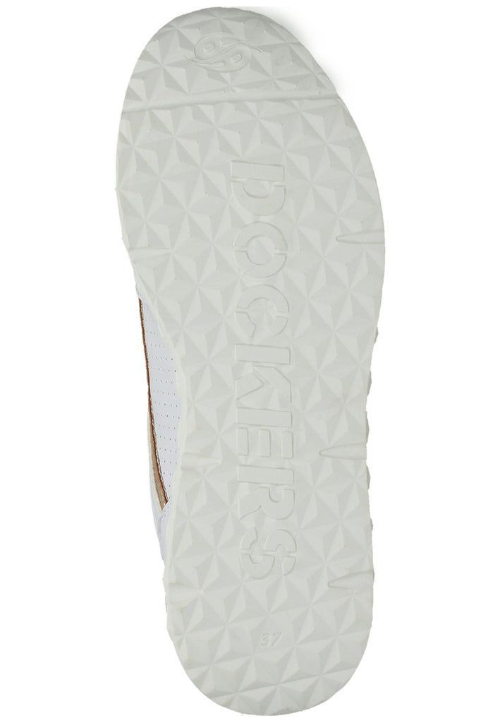 Dockers Sneaker Lederimitat Weiß