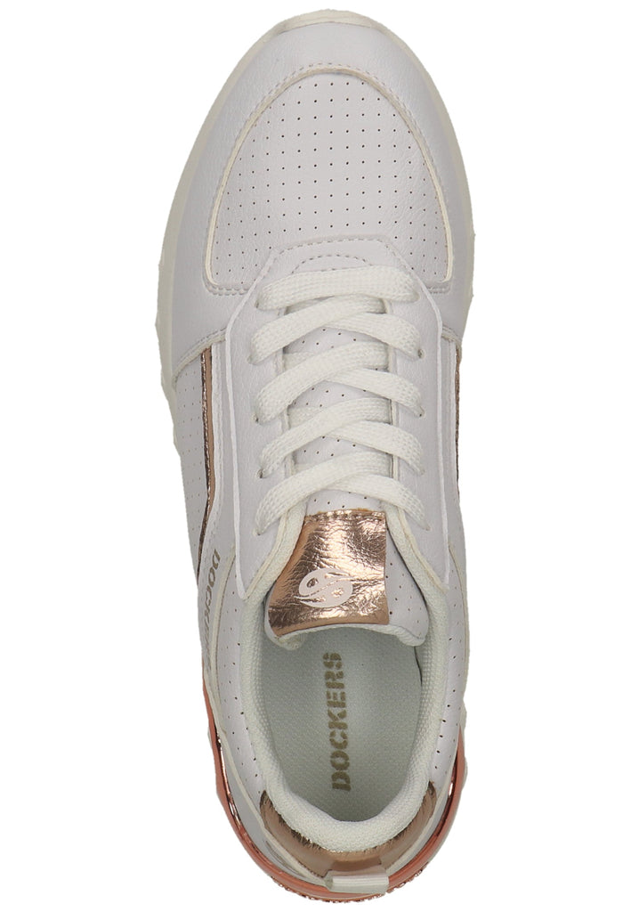 Dockers Sneaker Lederimitat Weiß