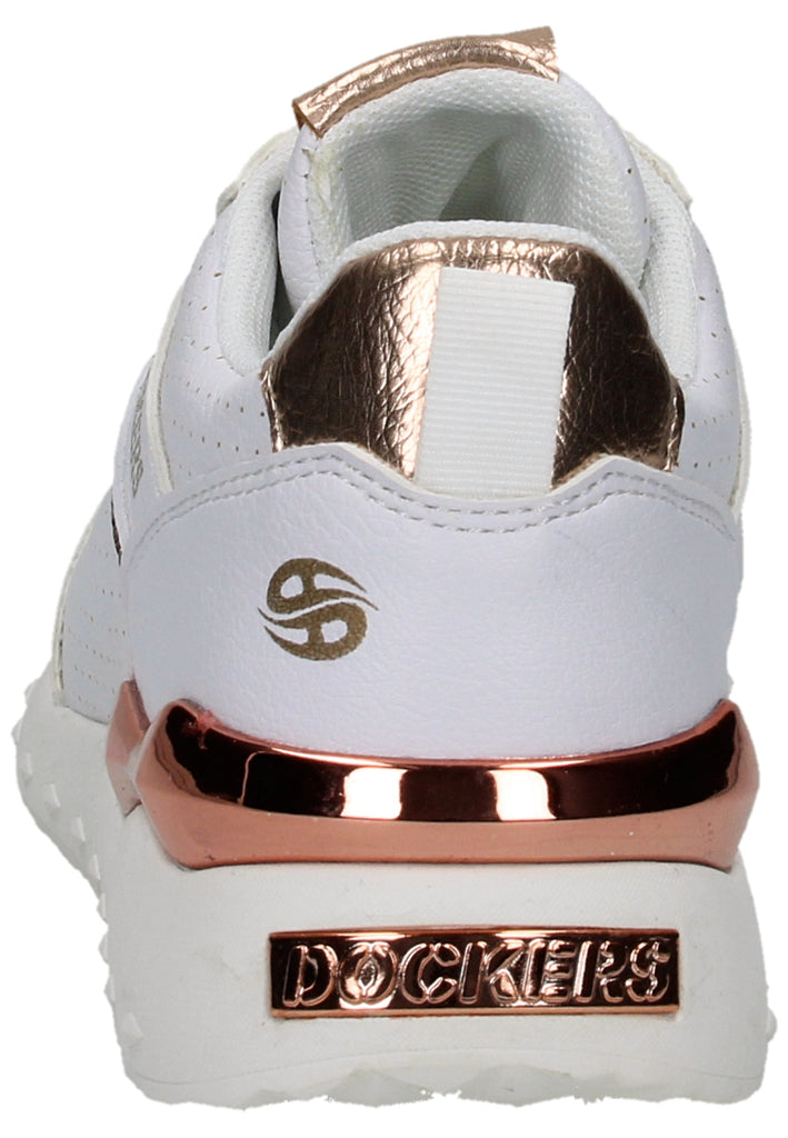 Dockers Sneaker Lederimitat Weiß