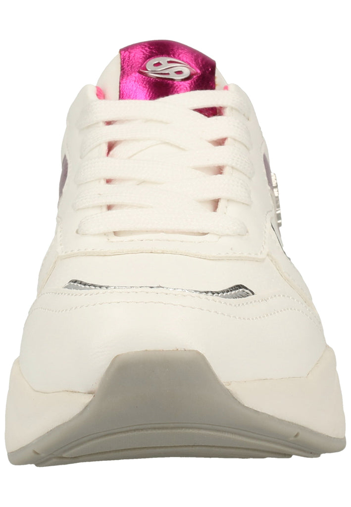 Dockers Sneaker Lederimitat Weiß/Rot