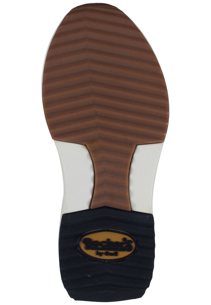 Dockers Sneaker Lederimitat Weiß/Schwarz