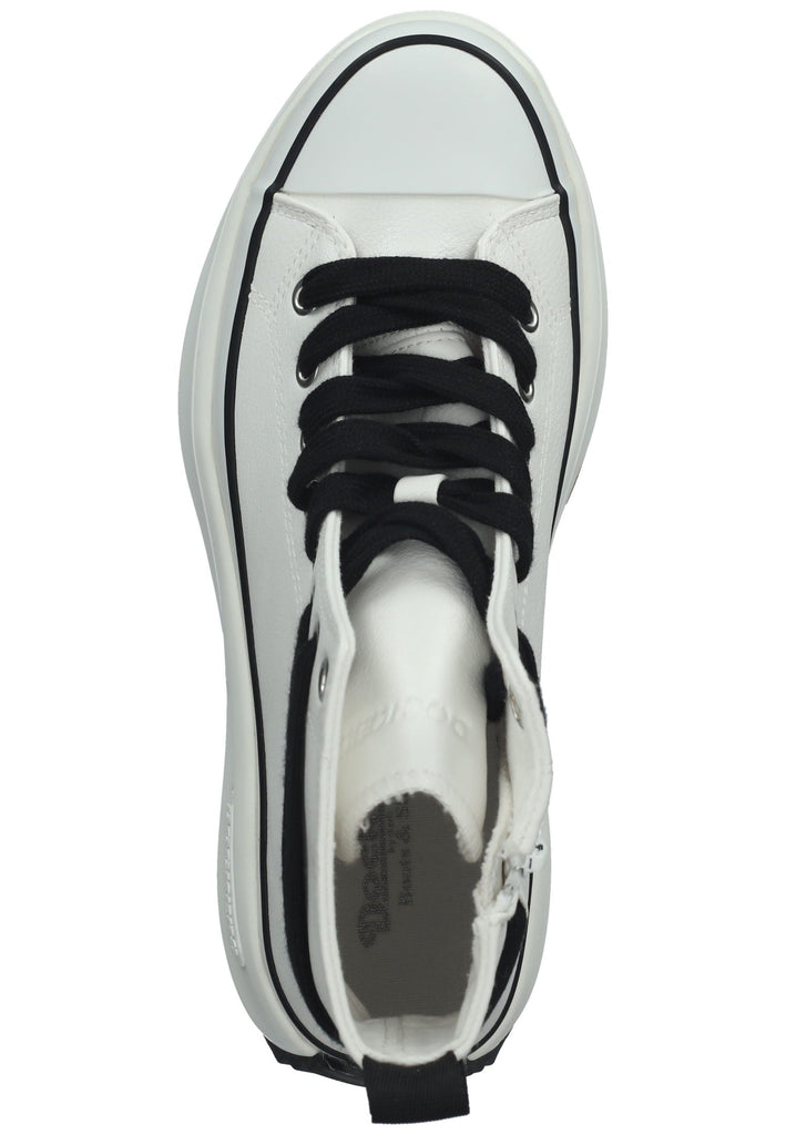 Dockers Sneaker Lederimitat Weiß/Schwarz