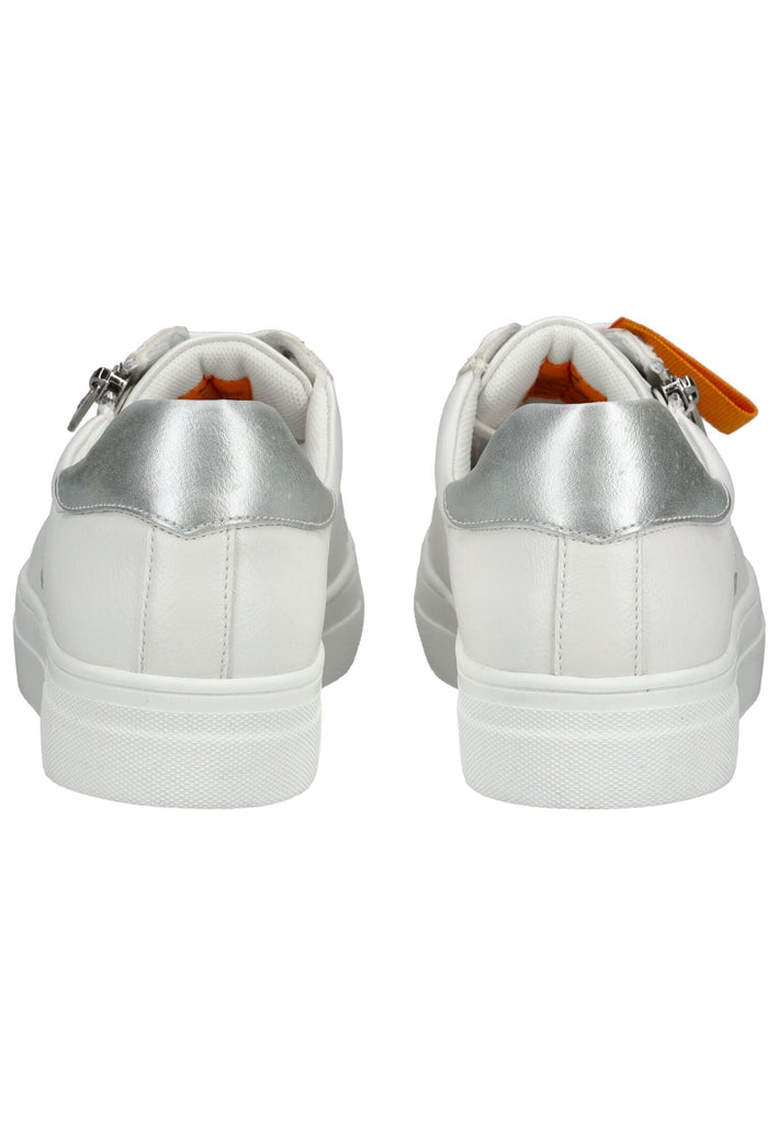 Dockers Sneaker Lederimitat Weiß/Silber