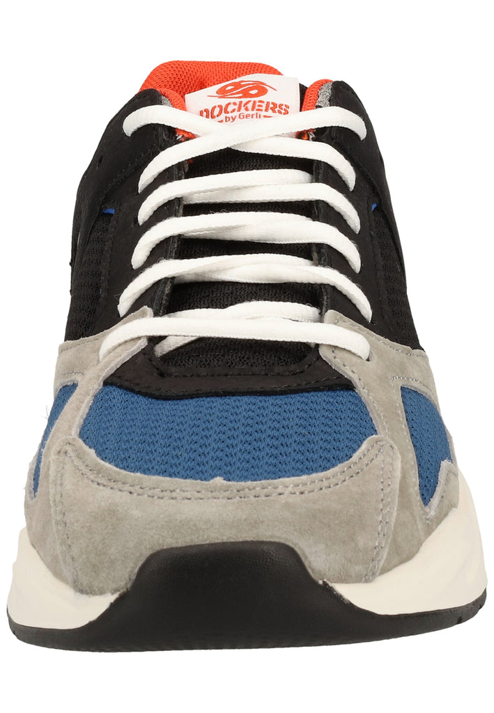 Dockers Sneaker Nubukleder/Textil Schwarz/Grau
