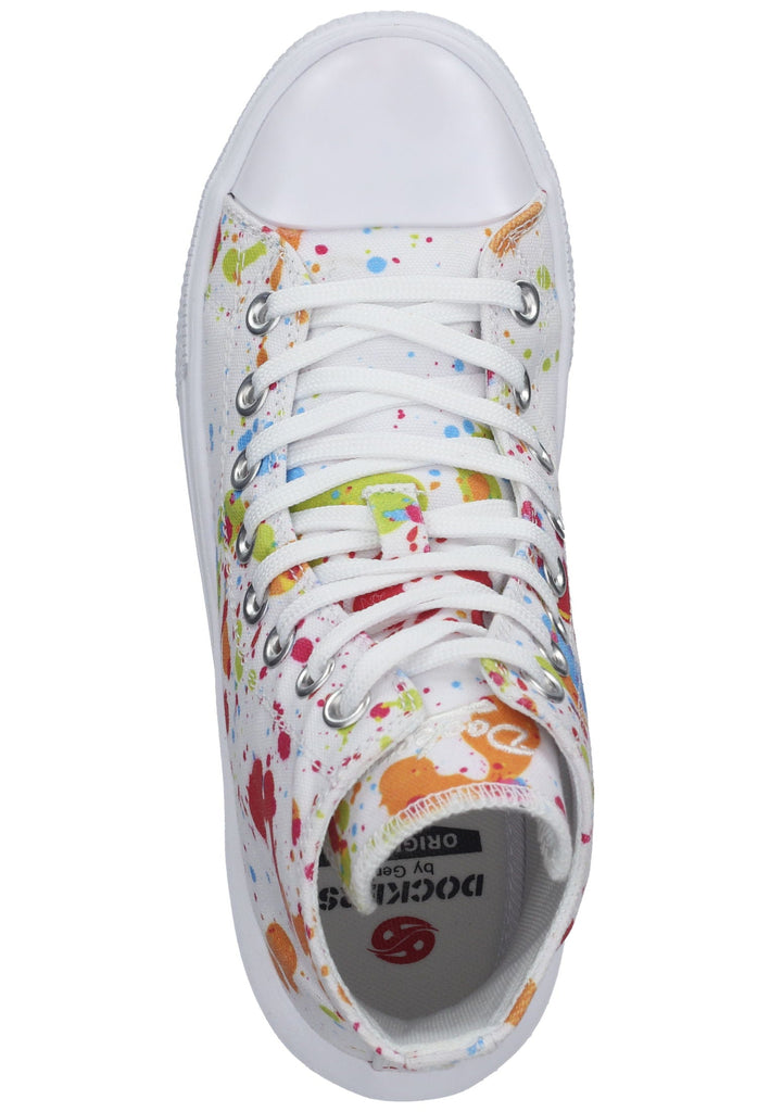 Dockers Sneaker Textil Weiß Kombi