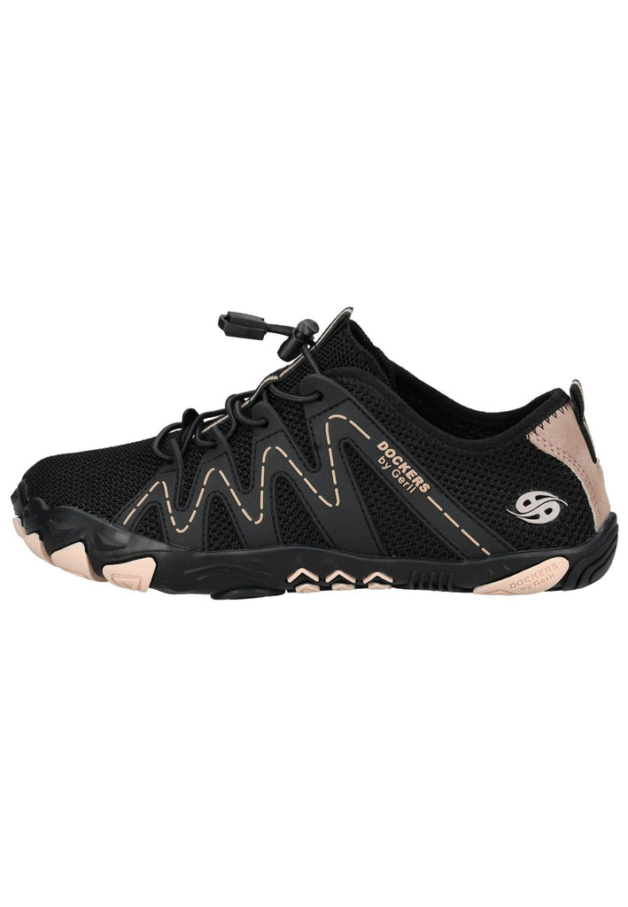 Sport- und Wanderschuhe Dockers Wanderschuhe Textil Schwarz/Rosa