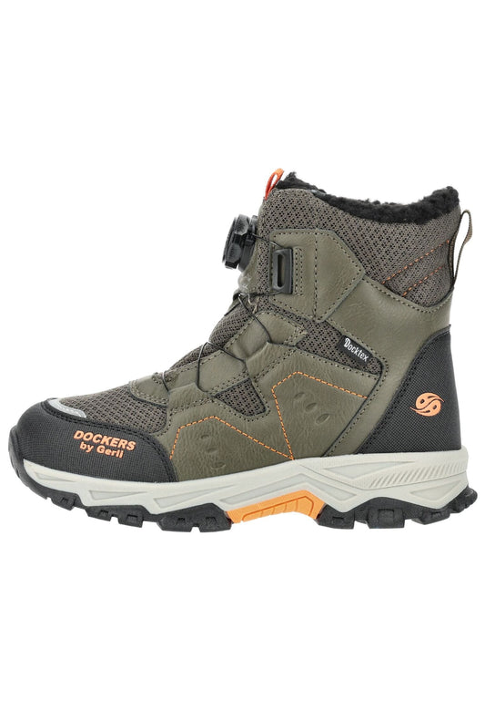 Dockers Stiefel Lederimitat Khaki Warmfutter
