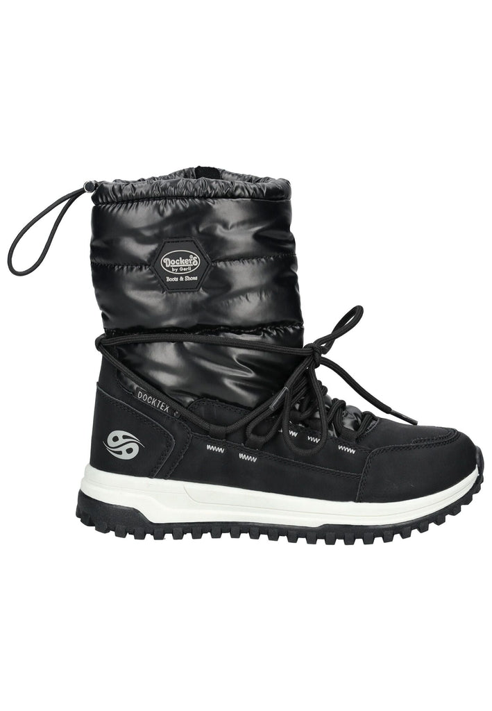 Dockers Stiefel Nylon Schwarz Warmfutter