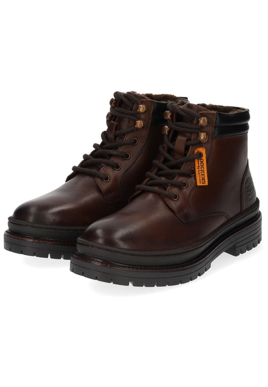 Dockers Stiefelette Leder Braun Warmfutter