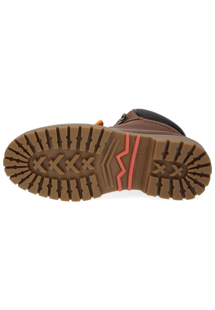 Dockers Stiefelette Leder Cognac Warmfutter