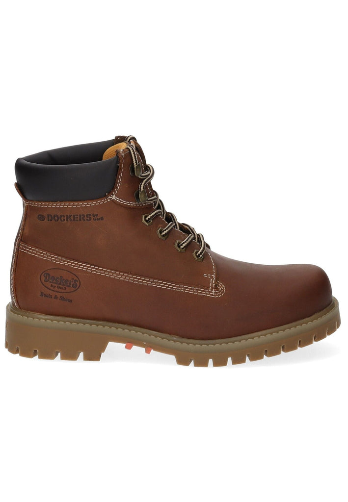 Dockers Stiefelette Leder Cognac Warmfutter