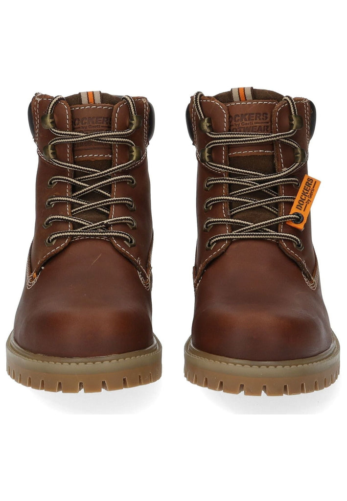 Dockers Stiefelette Leder Cognac Warmfutter