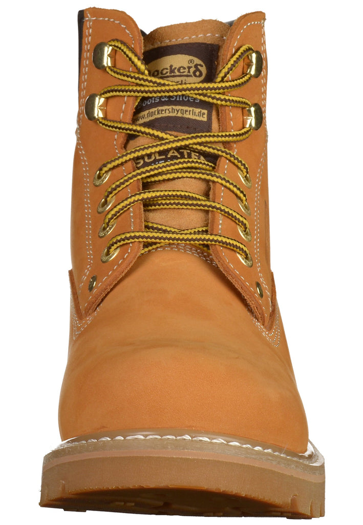 Dockers Stiefelette Leder Golden Tan Warmfutter