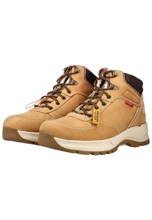 Dockers Stiefelette Leder Golden Tan Warmfutter
