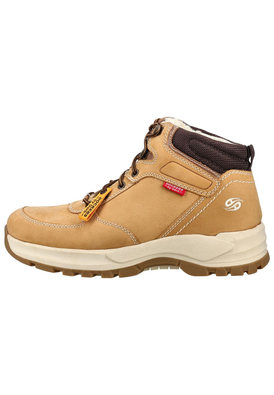 Dockers Stiefelette Leder Golden Tan Warmfutter