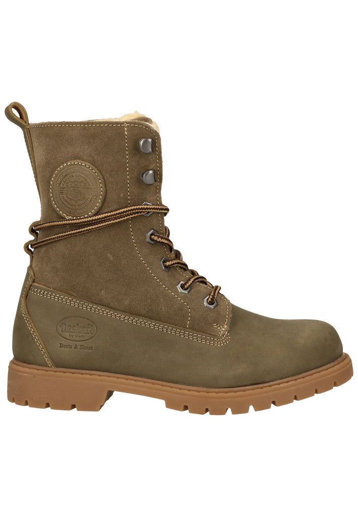 Dockers Stiefelette Leder Khaki Warmfutter