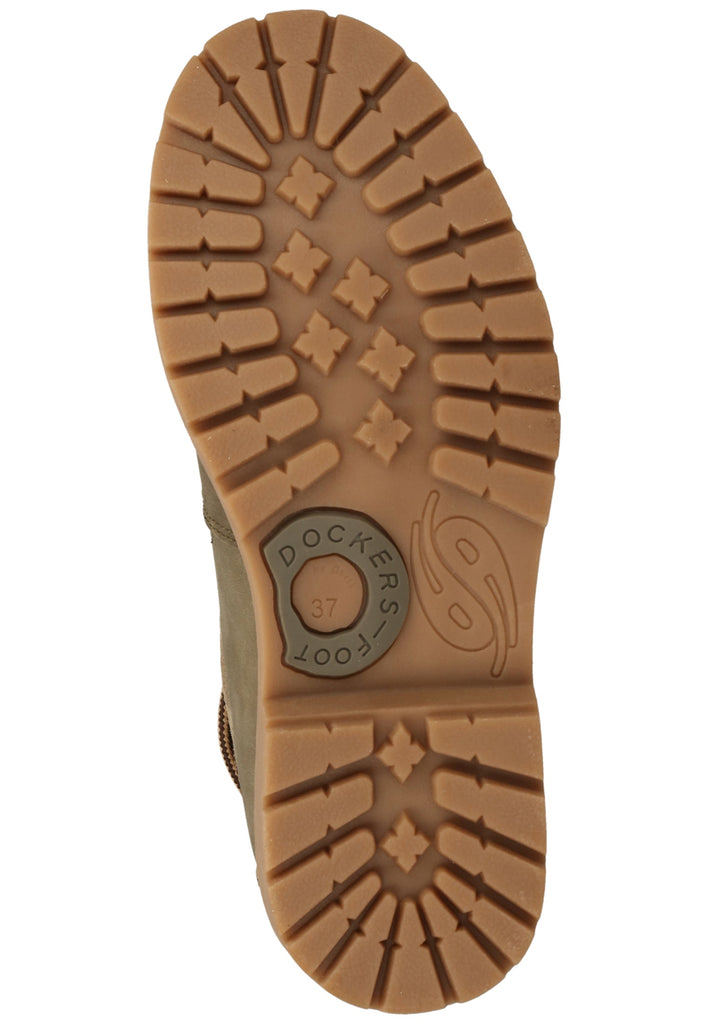 Dockers Stiefelette Leder Khaki Warmfutter