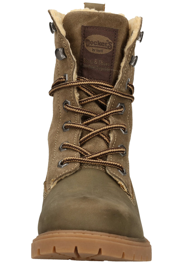 Dockers Stiefelette Leder Khaki Warmfutter