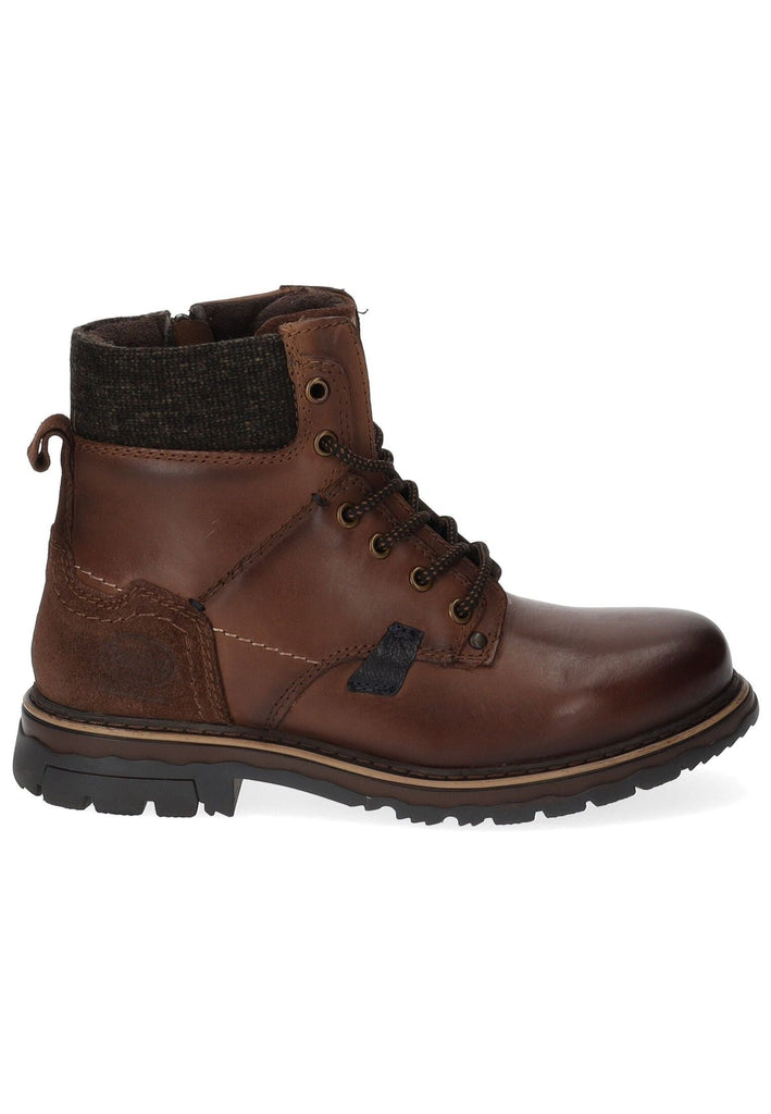 Dockers Stiefelette Leder Schoko Warmfutter