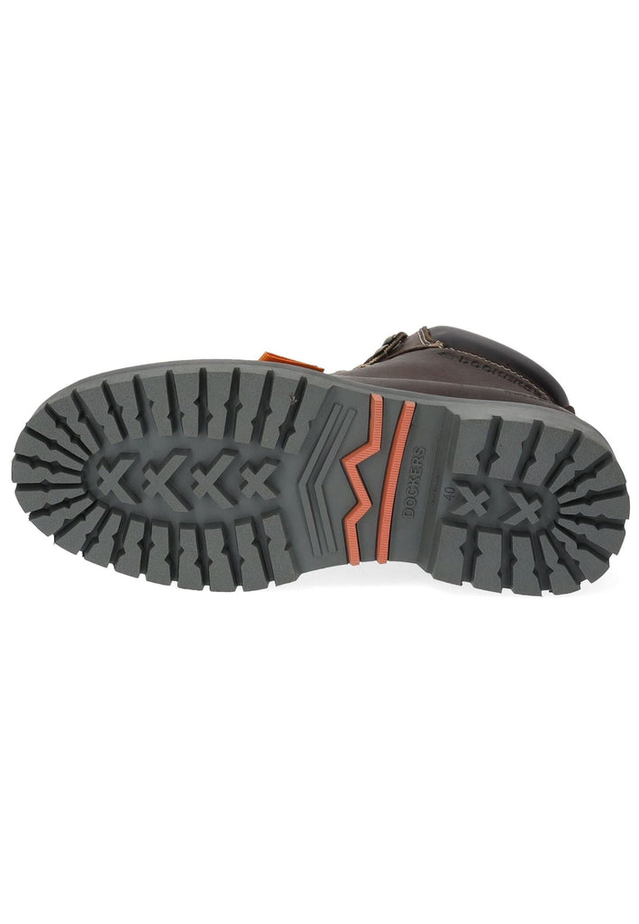 Dockers Stiefelette Leder Schoko Warmfutter