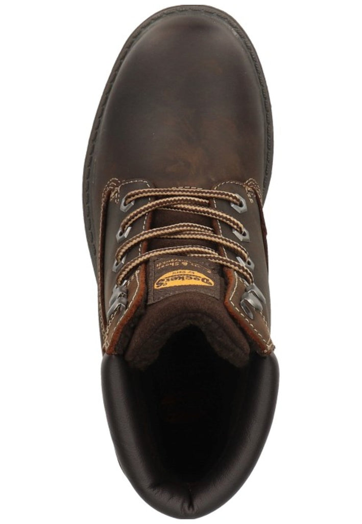 Dockers Stiefelette Leder Schoko Warmfutter