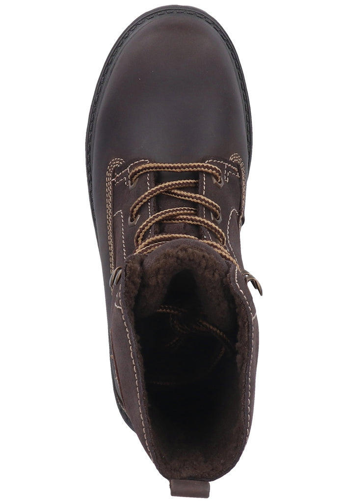 Dockers Stiefelette Leder Schoko Warmfutter