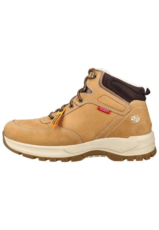 Dockers Stiefelette Leder Schoko Warmfutter