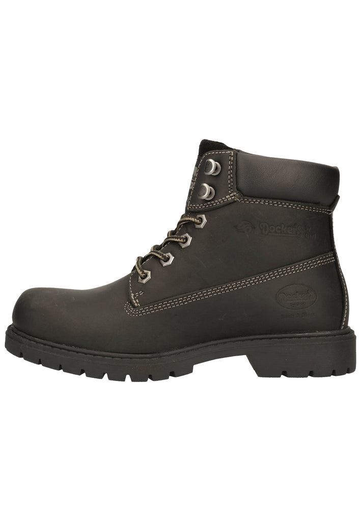 Dockers Stiefelette Leder Schwarz