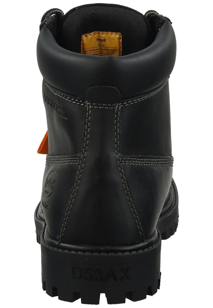 Dockers Stiefelette Leder Schwarz Warmfutter
