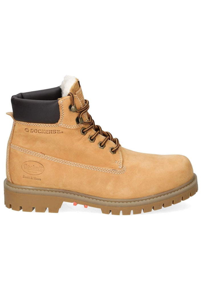 Dockers Stiefelette Leder Tan Warmfutter