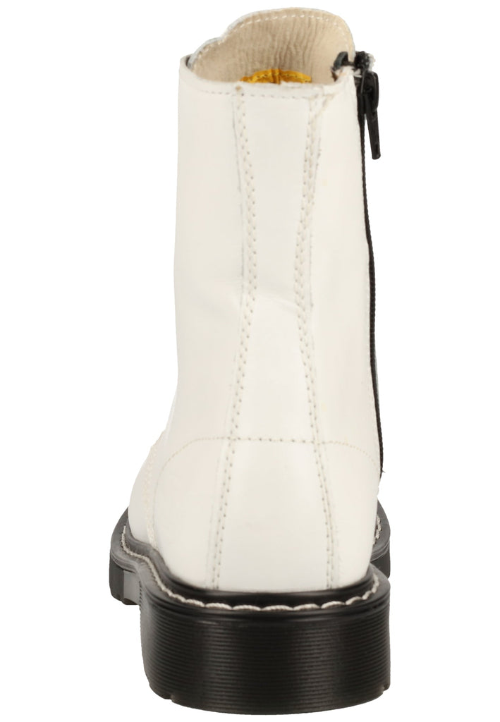 Dockers Stiefelette Leder Weiß/Schwarz