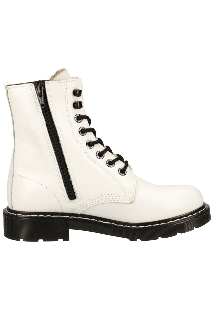 Dockers Stiefelette Leder Weiß/Schwarz