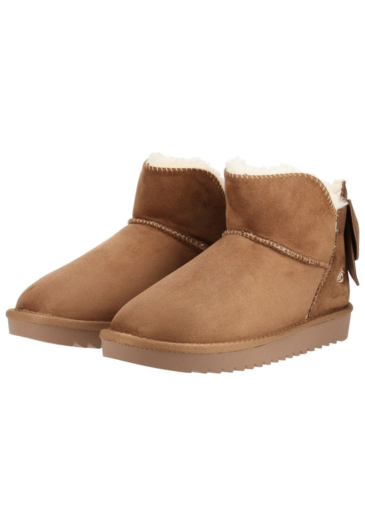 Dockers Stiefelette Lederimitat Beige Warmfutter