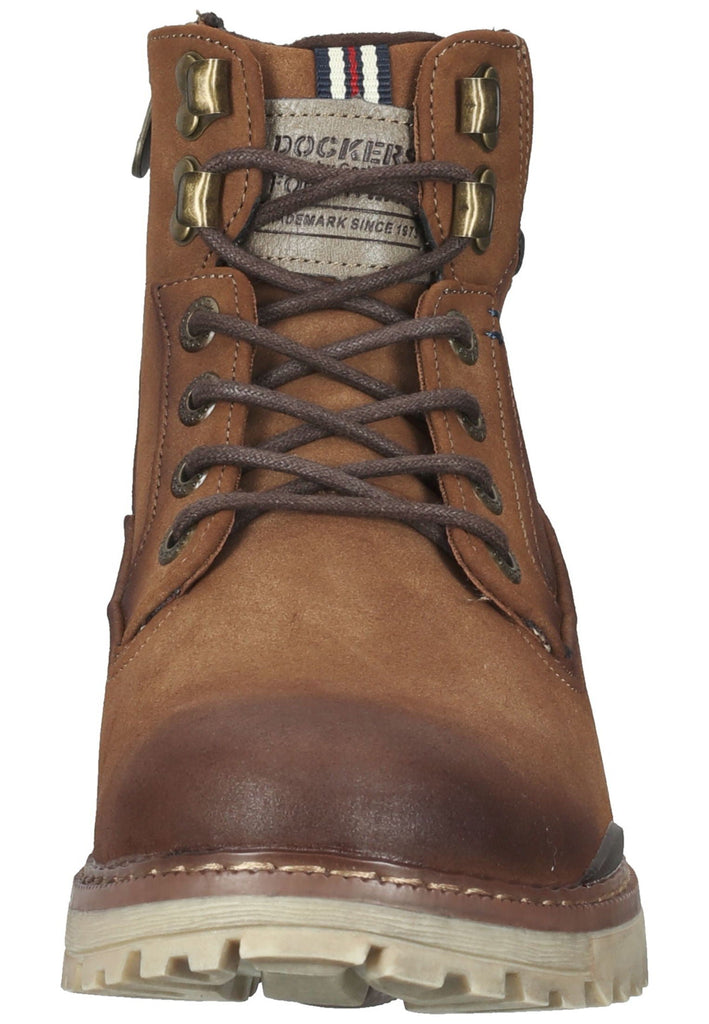 Dockers Stiefelette Lederimitat Braun