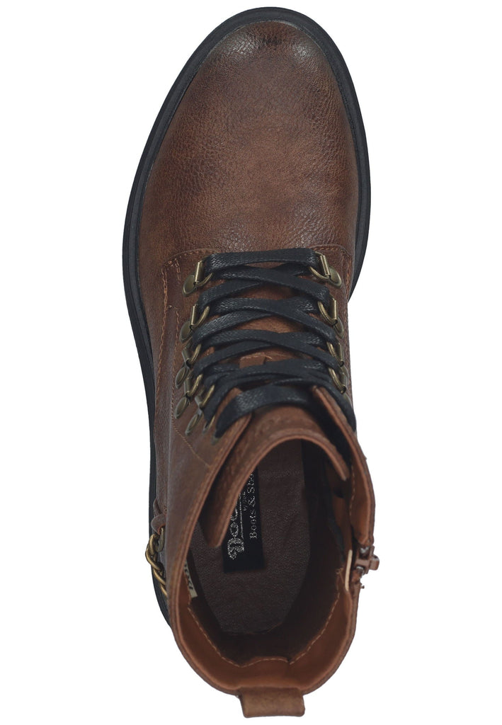 Dockers Stiefelette Lederimitat Braun