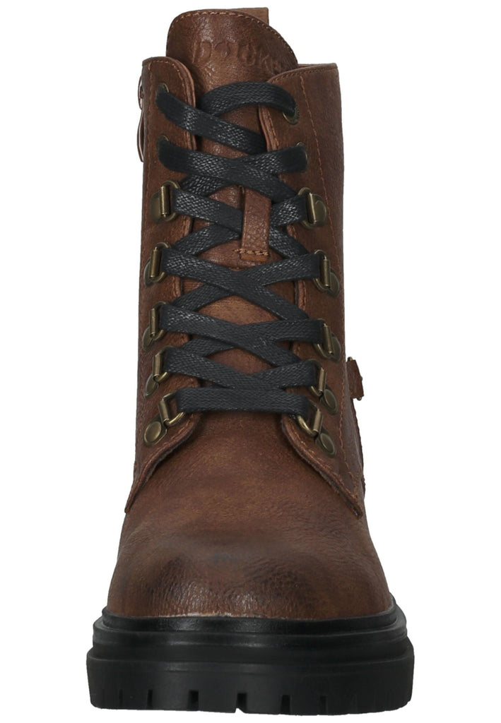 Dockers Stiefelette Lederimitat Braun
