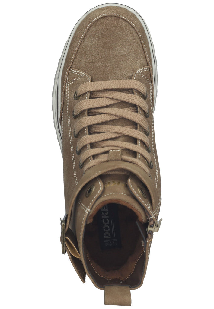 Dockers Stiefelette Lederimitat Braun