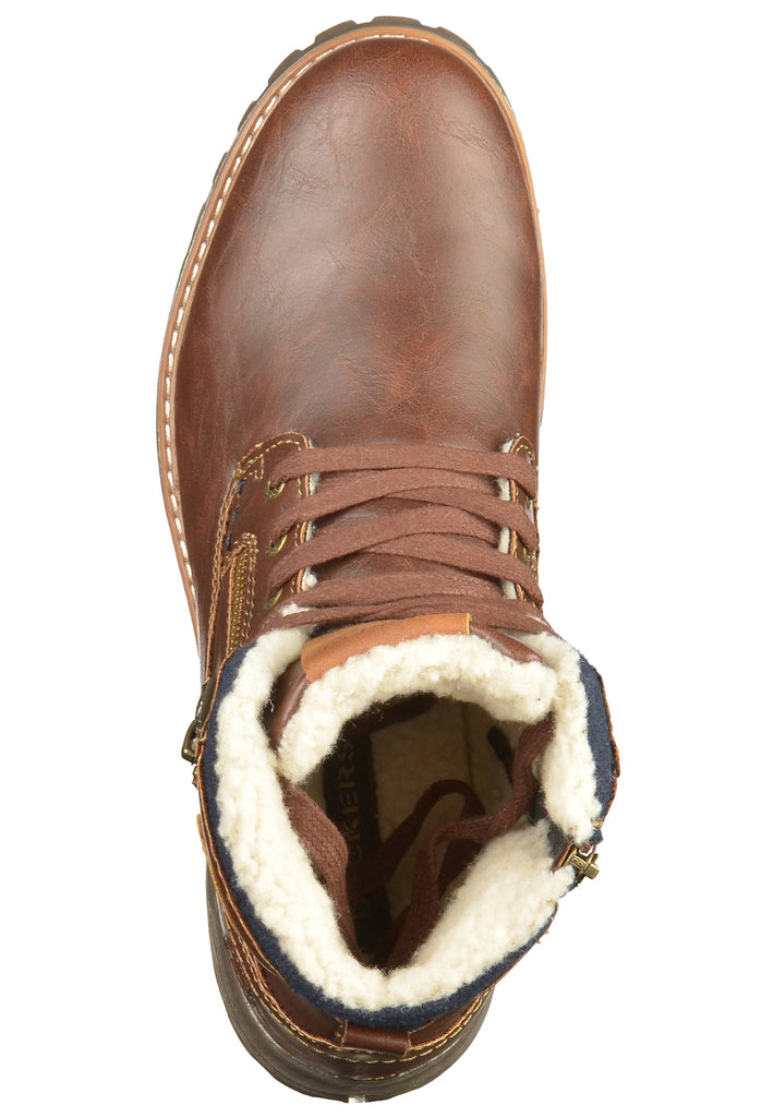 Dockers Stiefelette Lederimitat Braun