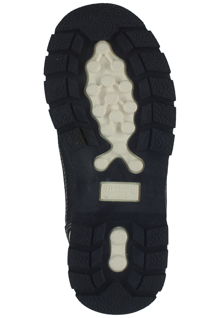 Dockers Stiefelette Lederimitat Braun Warmfutter